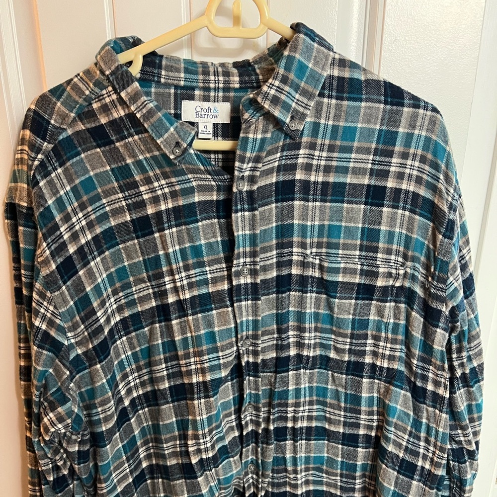 Croft and Barrow Long Sleeve Flannel